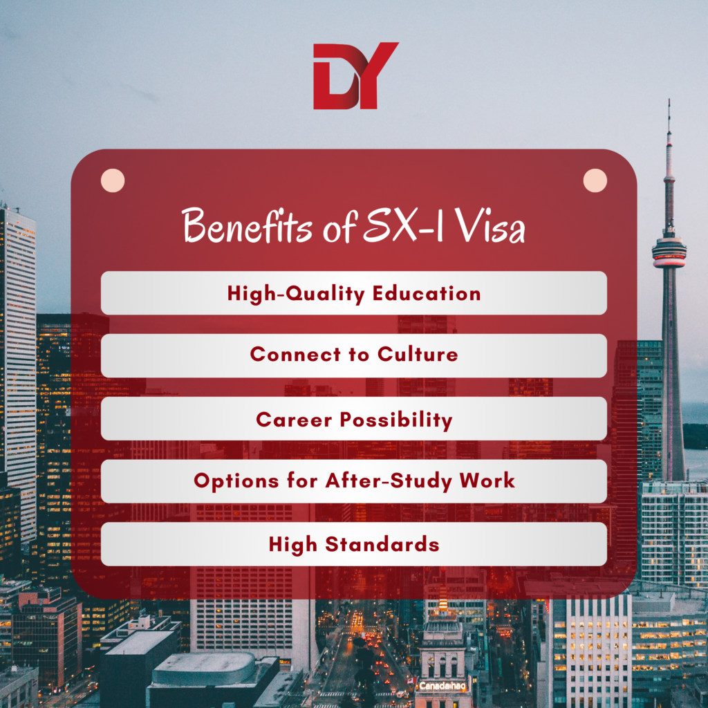 Benefits of SX-1 visa